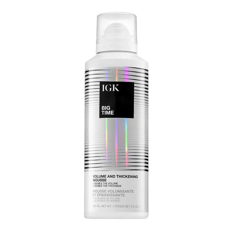 IGK BIG TIME Volume & Thickening Mousse 6.2 oz